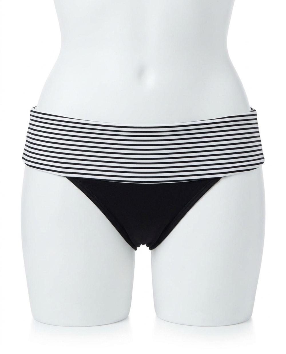 NEW PANACHE fold over hipster swim bottom in anya stripe